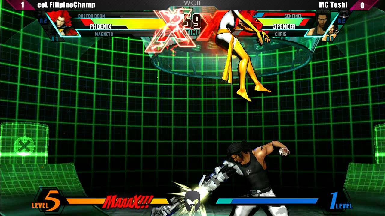 UMvC3 coL Filipino Champ vs MC Yoshi - Curleh Mustache West vol. 2