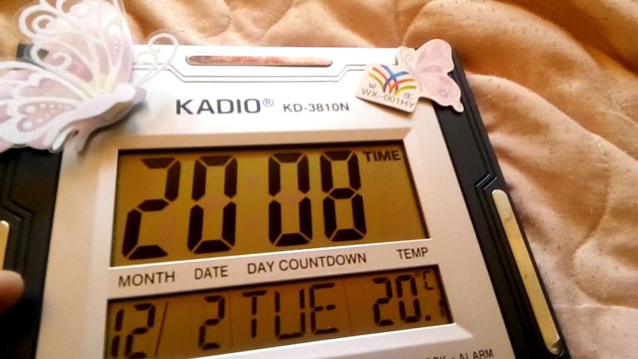 Tutorial reglare ceas KADIO KD-3810N