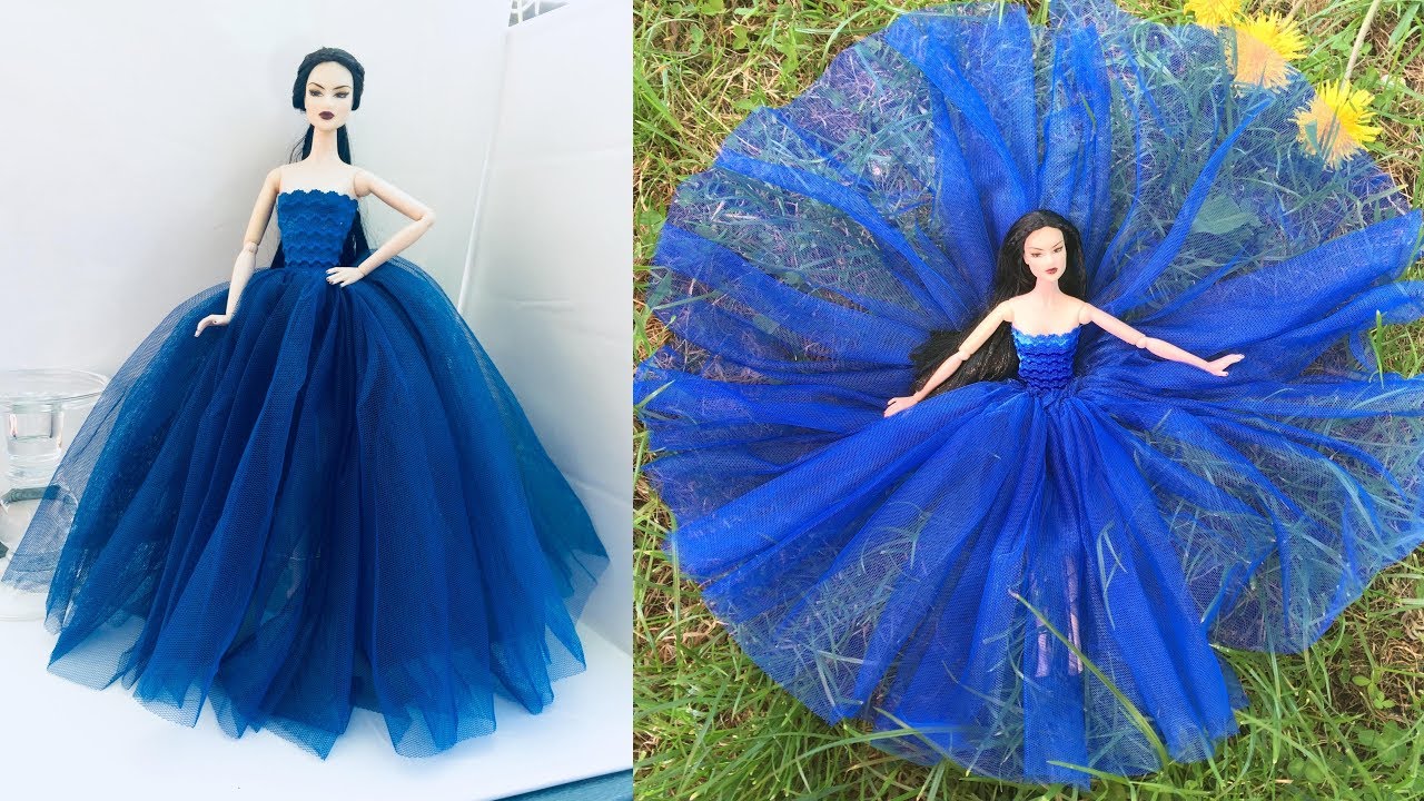 ✅Cute Barbie Dress.Easy Barbie dolls dress