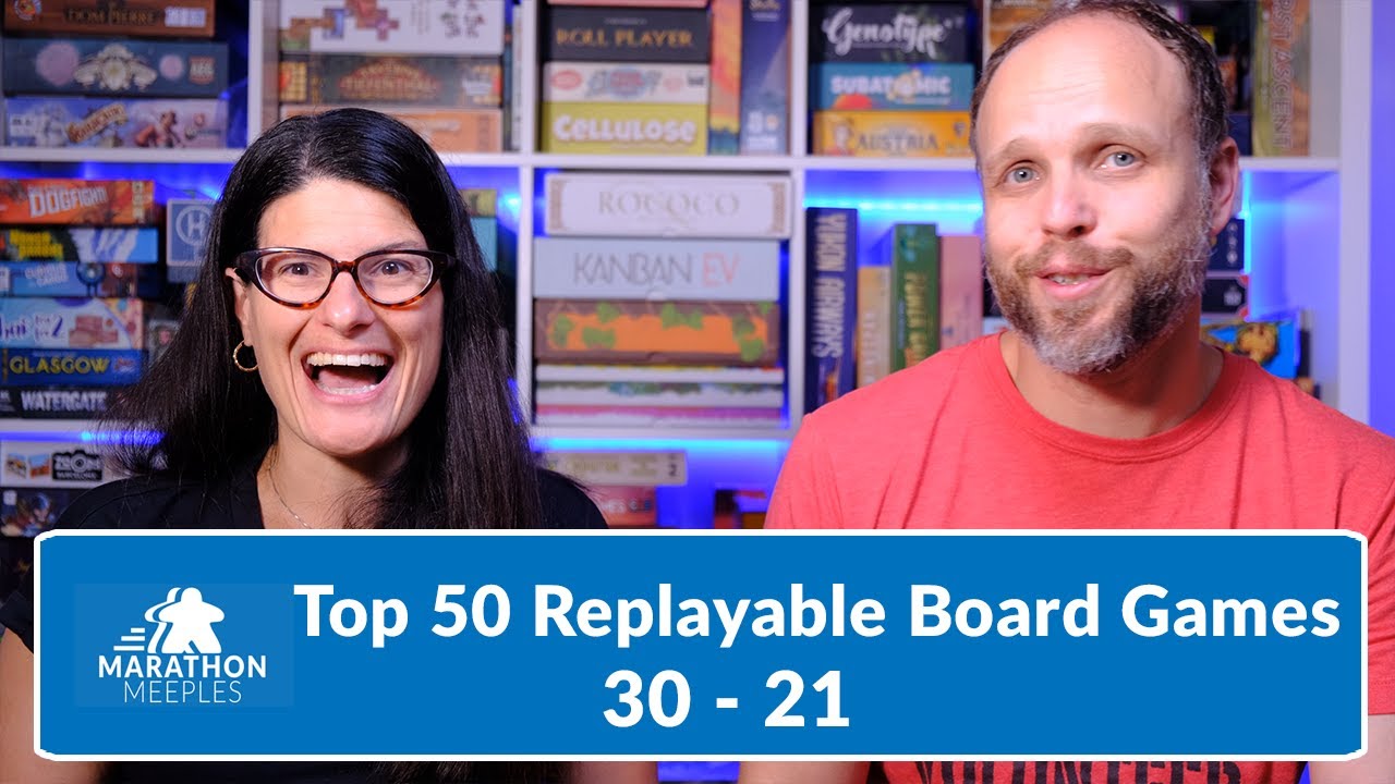 Top 50 Replayable Board Games of All-Time | 30 - 21