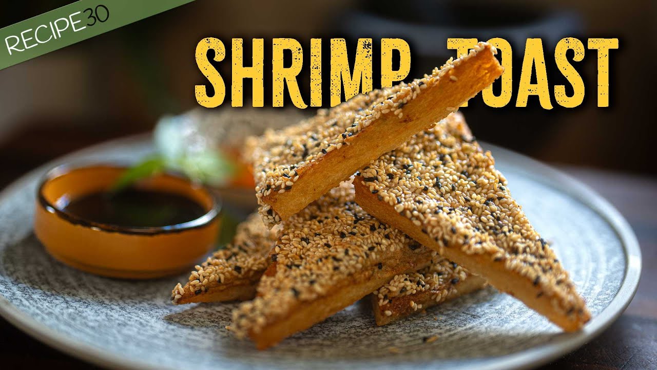 Crispy, Golden Shrimp Toast - Restaurant Quality at Home!