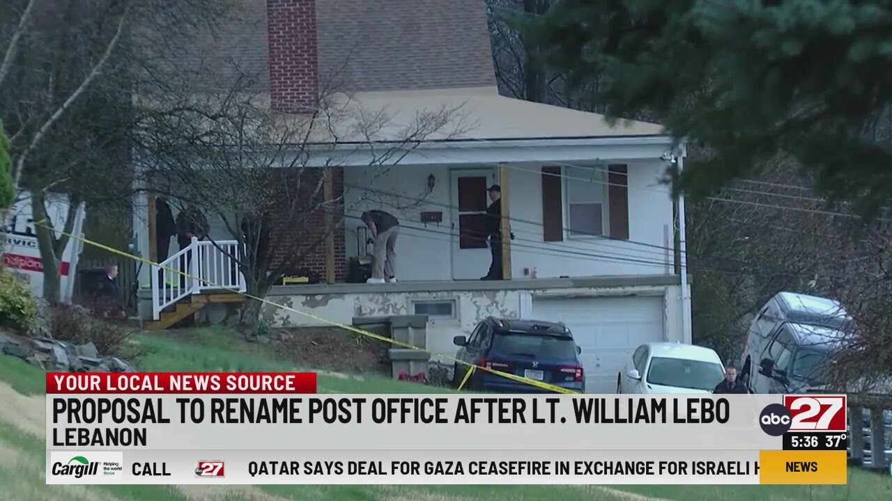 Bill would rename Lebanon post office &ldquo;Lieutenant William D. Lebo Post Office Building&rdquo;