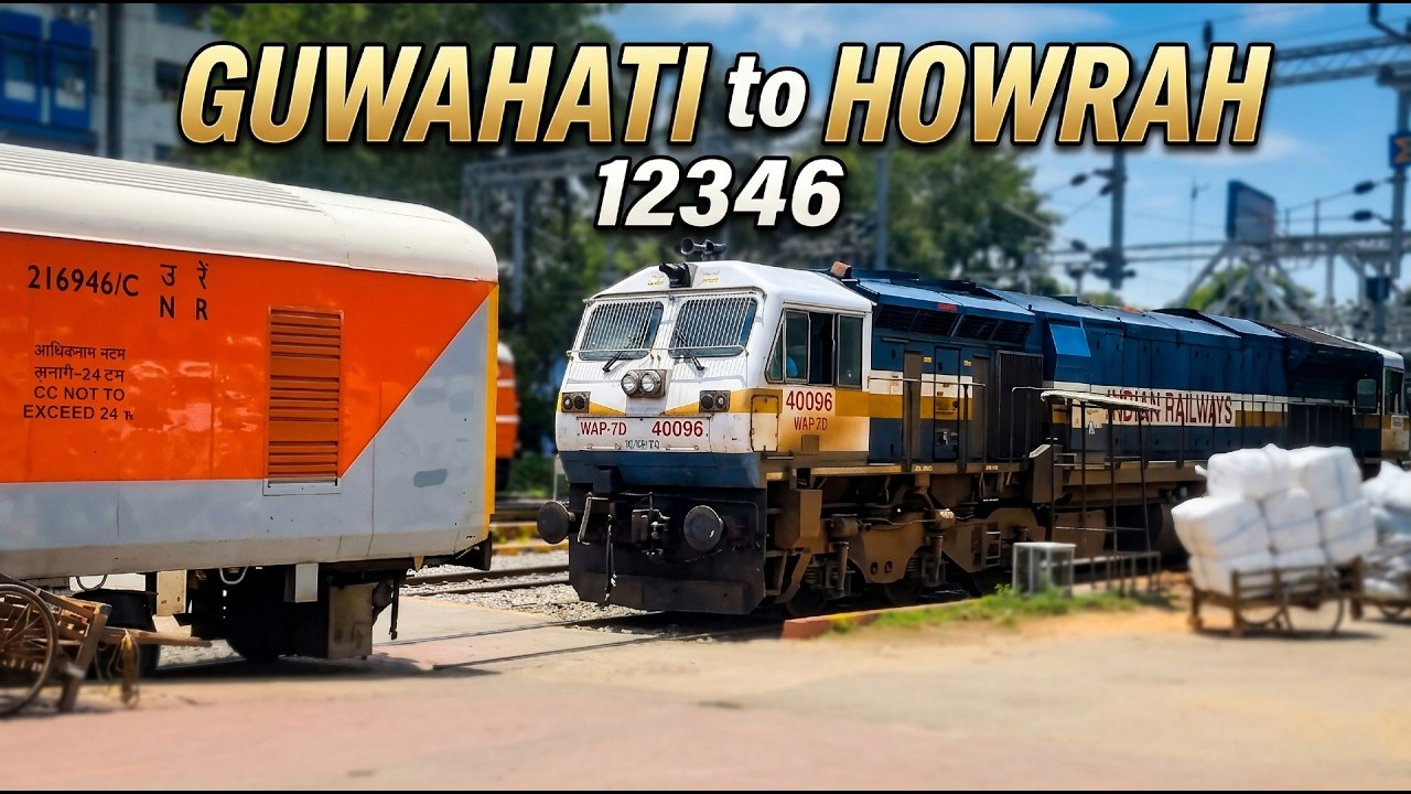 King Of The Track SARAIGHAT Express 12346 GUWAHATI To HOWRAH