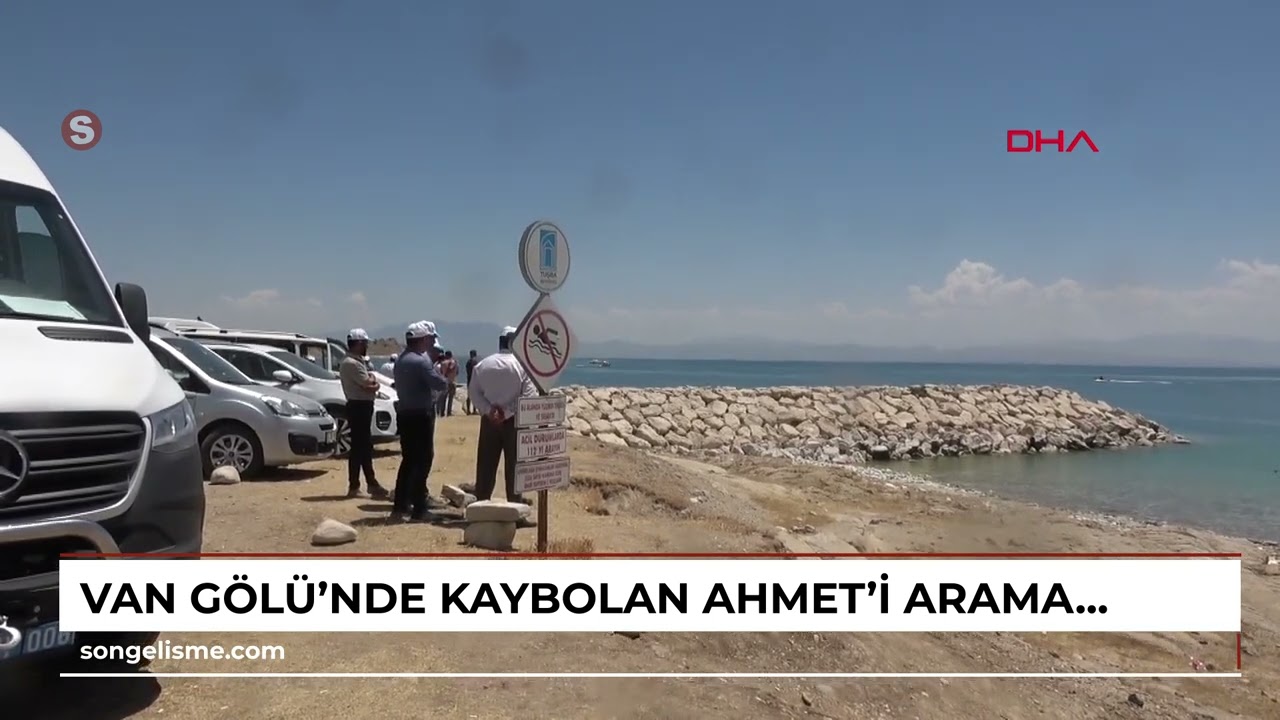 Van Gölü'nde kaybolan Ahmet'i arama çalışmalarında hareketlilik tespiti için termal kamera kullan...
