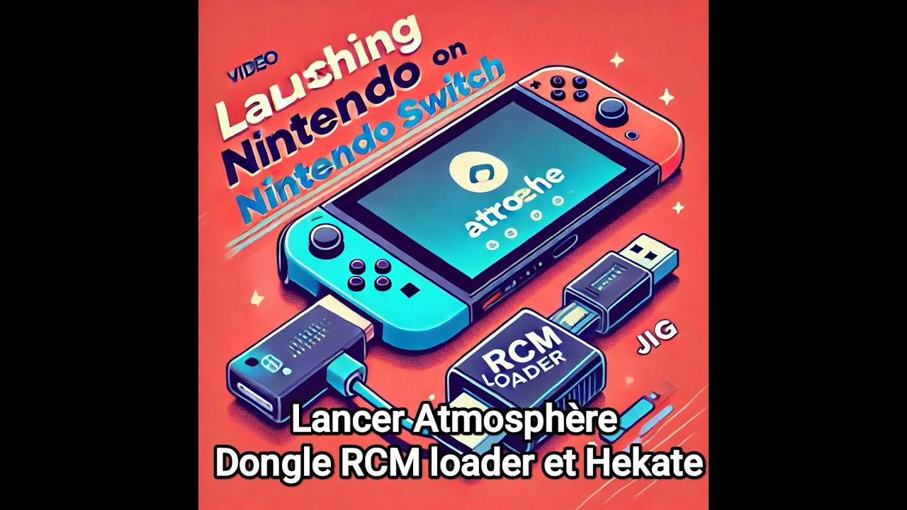Lancer Atmosph&egrave;re avec un Dongle RCM loader + Jig et hekate #switch
