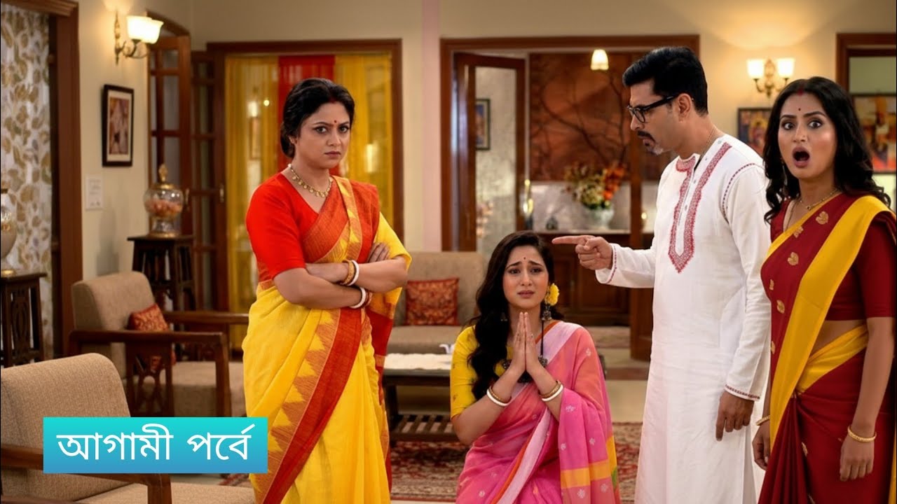 নিজের ভুল বুঝতেই নতুন-বর্ষার সামনে হাতজোড় করে কমলিনির কাছে ক্ষমা চাইল ভোর!চিরসখা  আজকের পর্বে‌।