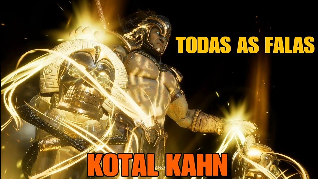 MORTAL KOMBAT 11 ULTIMATE TODAS AS FALAS DO KOTAL KAHN (DUBLADO PT-BR)