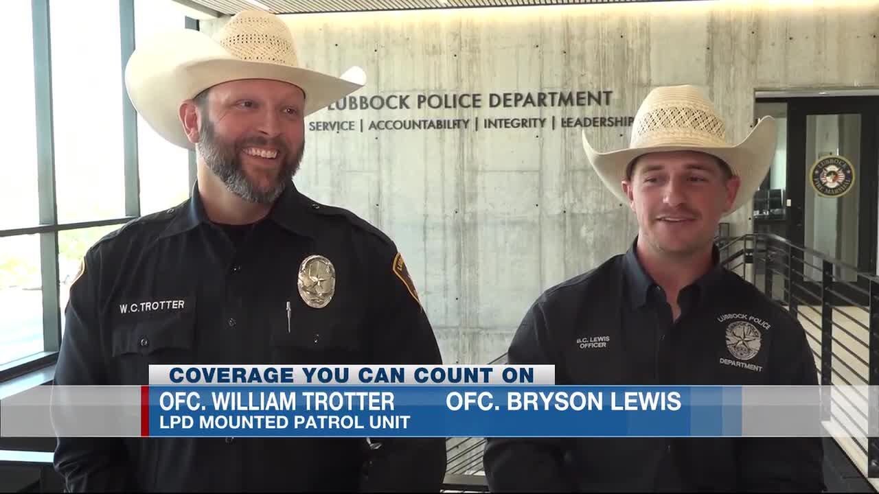 Lubbock Police Department&rsquo;s Mounted Patrol Unit goes viral chasing suspect on horseback