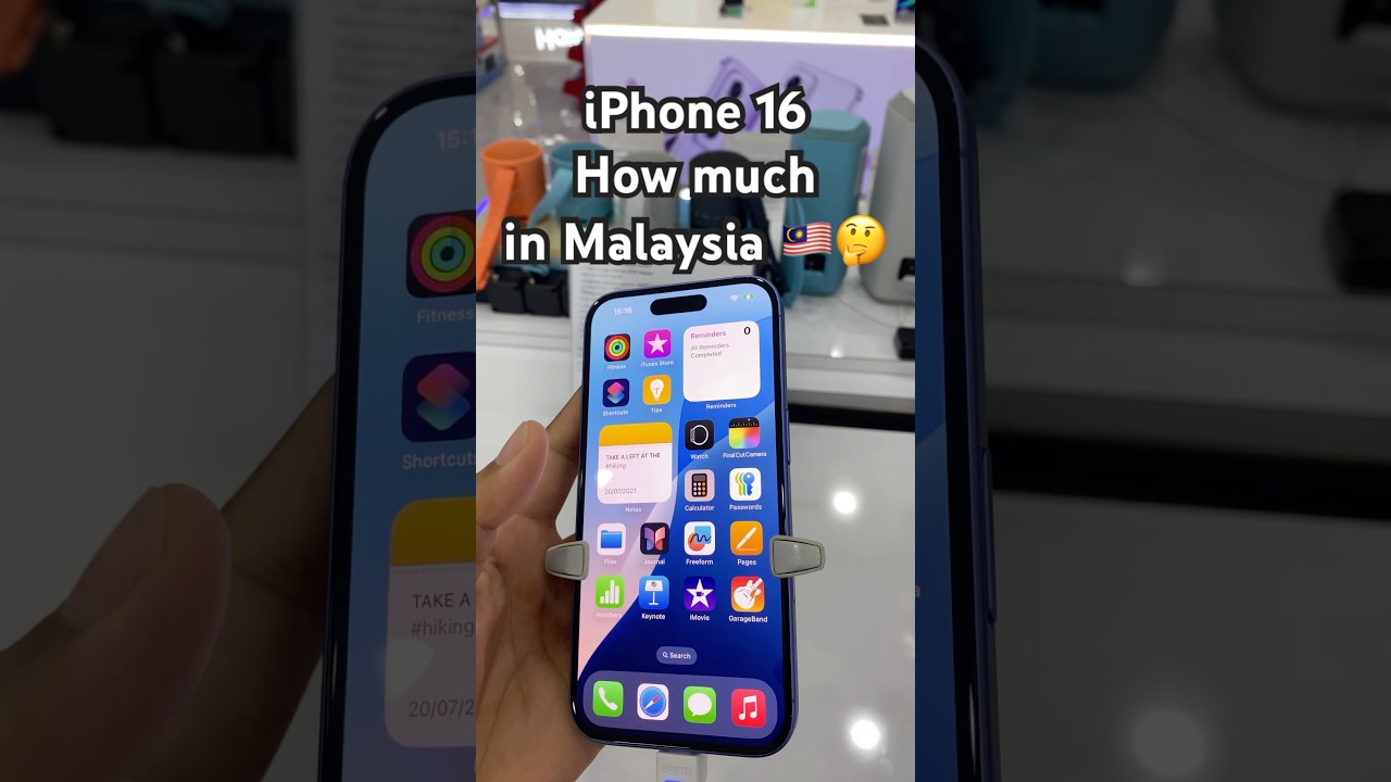 iPhone 16 price in Malaysia 🇲🇾 |price converted in indian price #apple #iphone #iphone16 #india