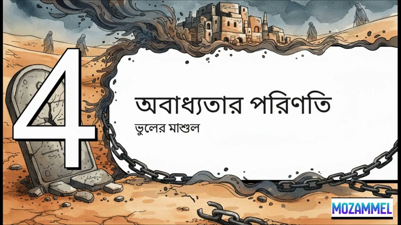 বনী ইসরাঈল অতীতের কাহিনি, বর্তমানের শিক্ষাThe story of the Children of Israel: a tale of the past,