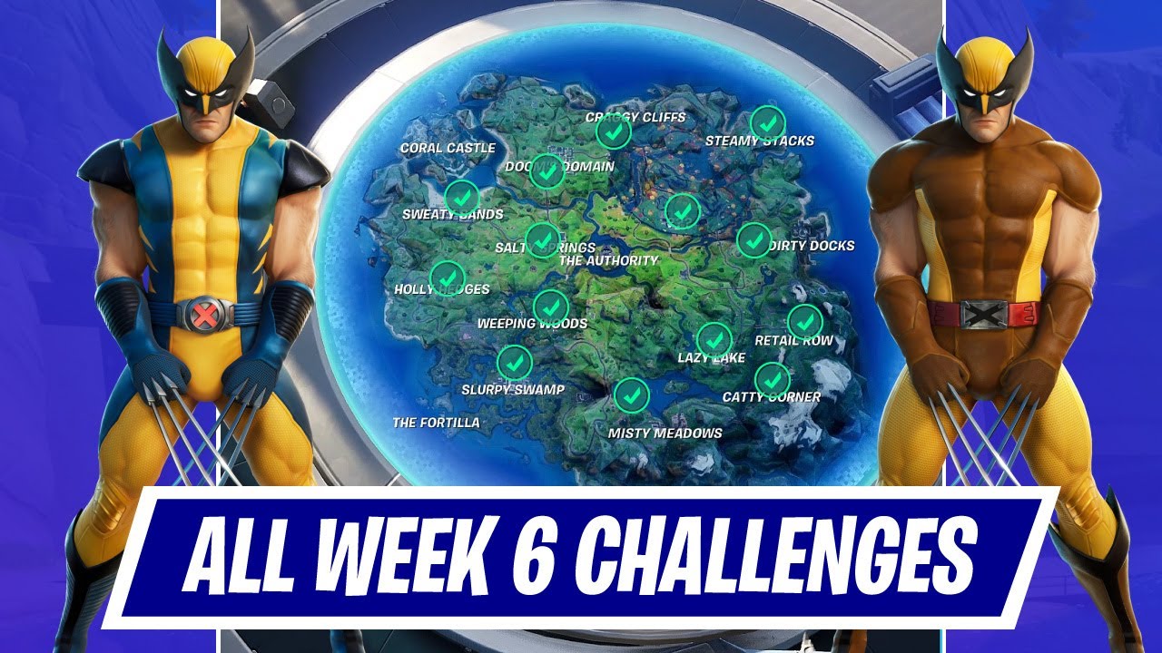 All Week 6 Challenges Guide in Fortnite Chapter 2 Season 4 | How to complete Week 6 Challenges