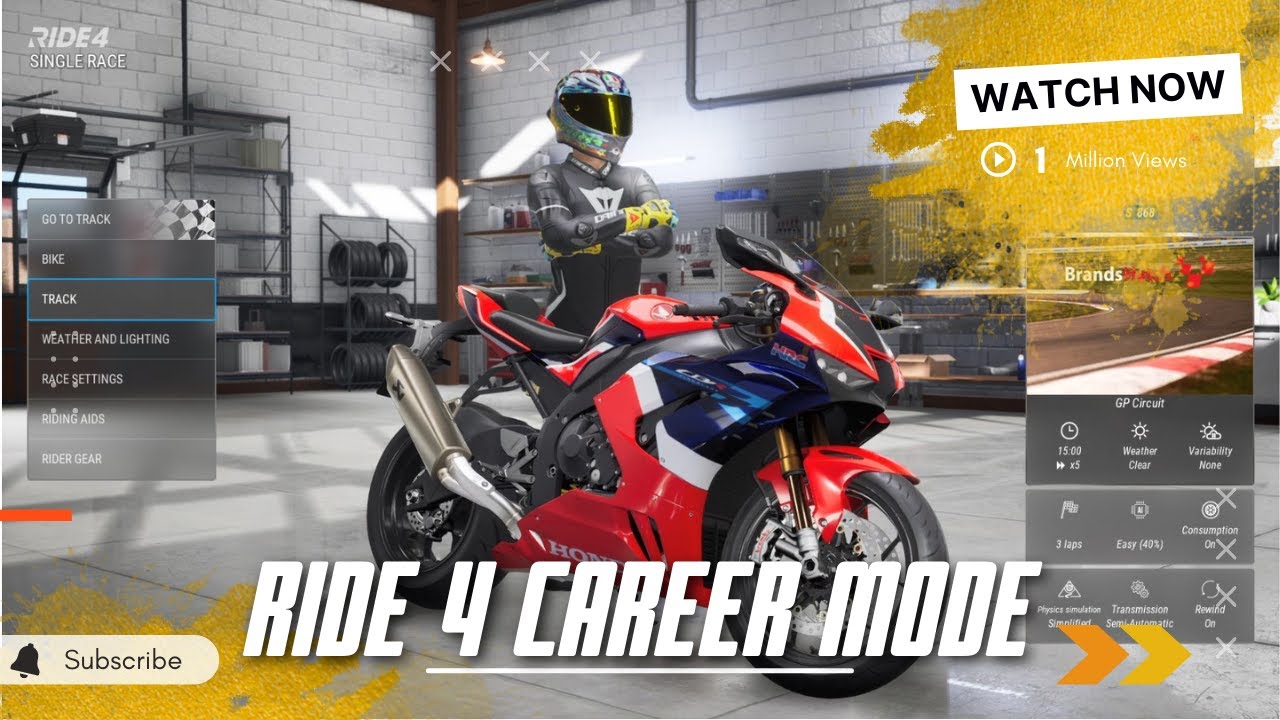 RIDE 4 CAREER MODE GAMEPLAY INDONESIA #1