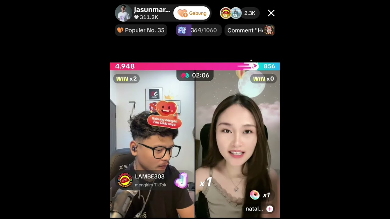 JASUN X WILONA MAU KE THAILAND #live#jasunmarju#natashawilona