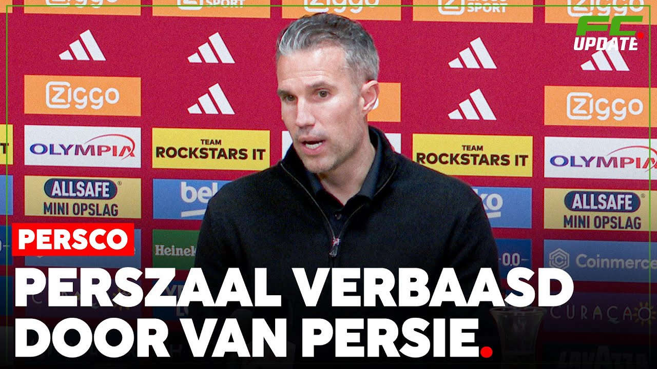 Perszaal verbaasd door Van Persie na Ajax - Feyenoord: 'Sorry dat ik je onderbreek...' l FCUpdate
