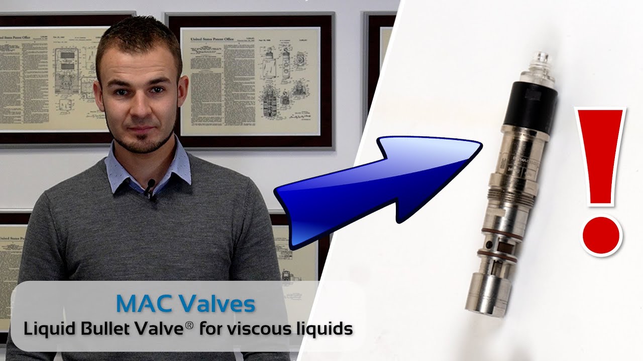 MAC Valves Liquid Bullet Valve&reg; for viscous liquids