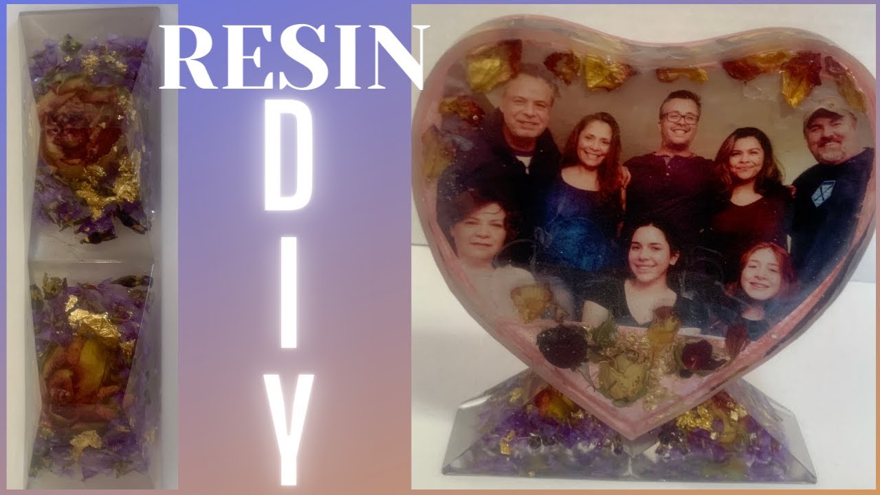 How to Make a Resin Heart Frame | DIY | Personalized