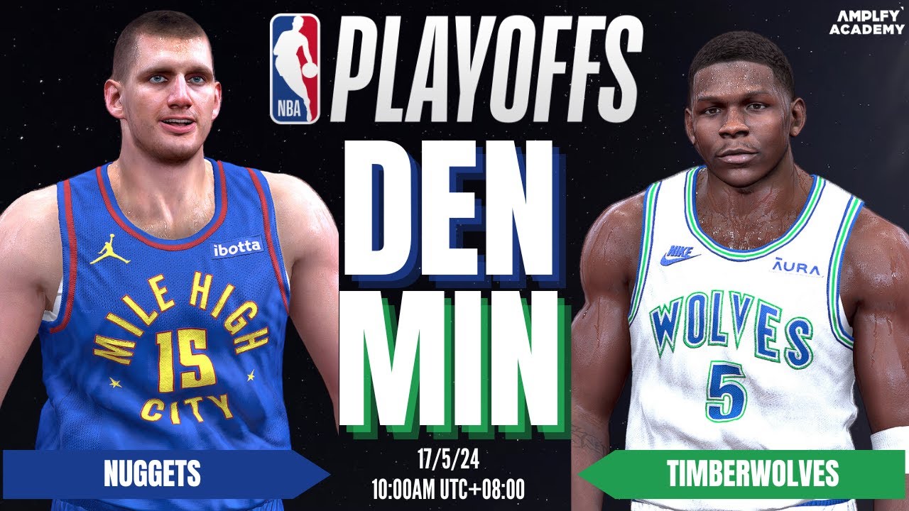 NBA PLAYOFFS GAME 6: NUGGETS (2) vs TIMBERWOLVES (3) | NBA 2K24 ULTRA REALISTIC GRAPHICS | K4RL 2K