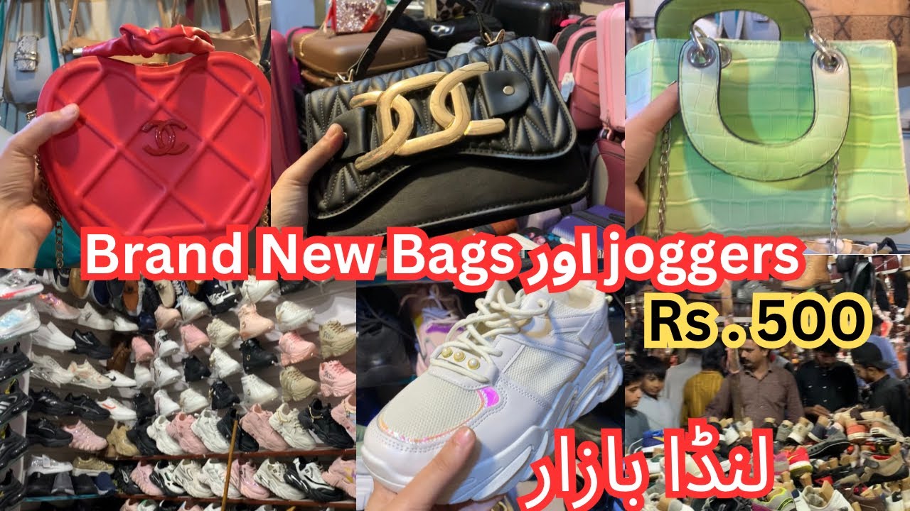 Shopping from Landa Bazaar👠🛍️ ||Sasta Landa Bazaar || shoes & bags collection from Landa Bazaar ||