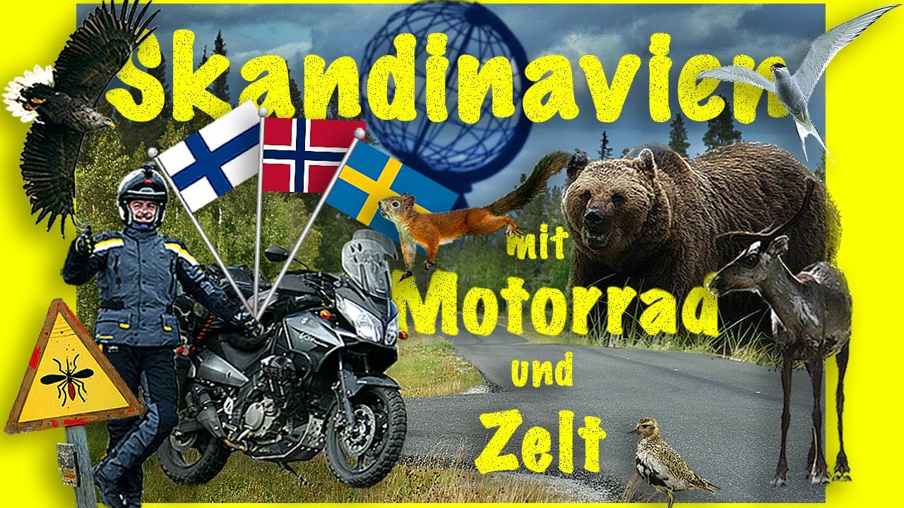 🇫🇮🇳🇴🇸🇪 2022-Motorrad-Reise 9’000km durch Skandinavien ans Nordkap🏍