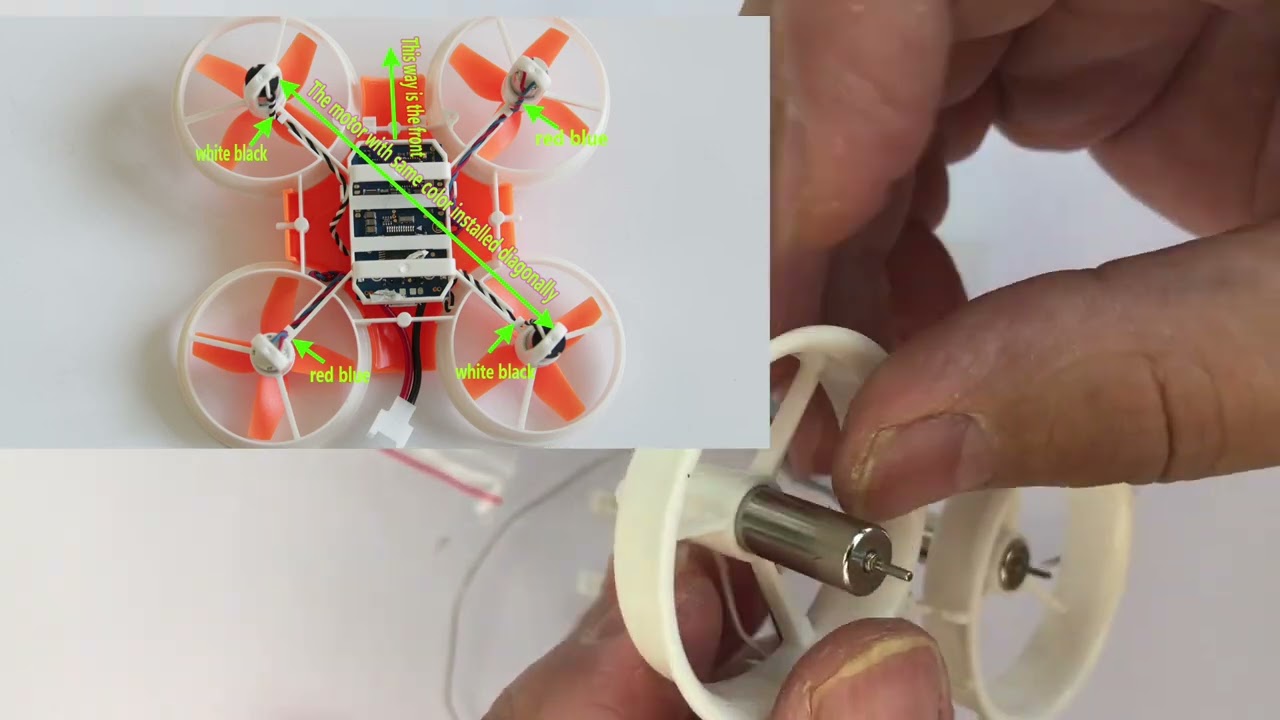 Making your own brush micro drone