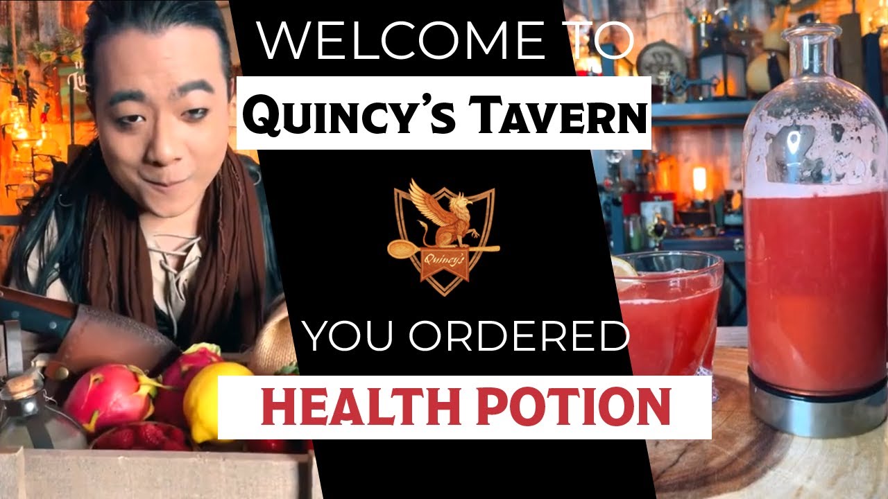 QUINCY'S TAVERN- HEALTH POTION DRINK #quincystavern