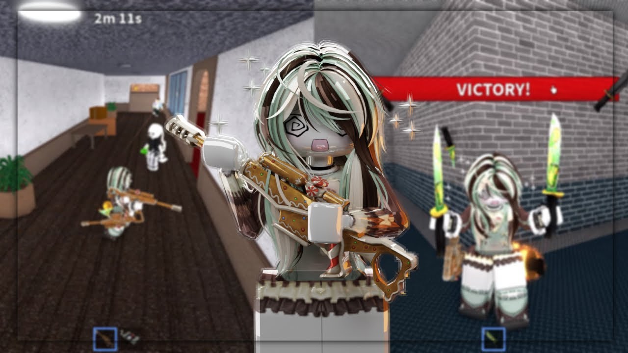 ⋆˚꩜｡BEATING TEAMERS and CAMPERS in MM2 + KEYBOARD ASMR!⋆˚꩜｡ {Roblox Murder Mystery 2}