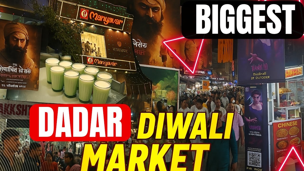 Dadar Diwali Market 2025 | Mumbai Ka Sabse Bada Festive Bazaar | Full Market Tour 🪔🌸” 
