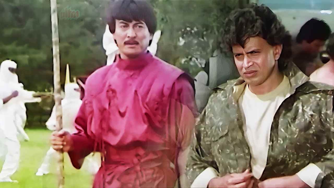 मिथुन चक्रवर्ती और डैनी डेनज़ोंगपा की KARATE FIGHT | Mithun Chakraborty Commando Action Scene