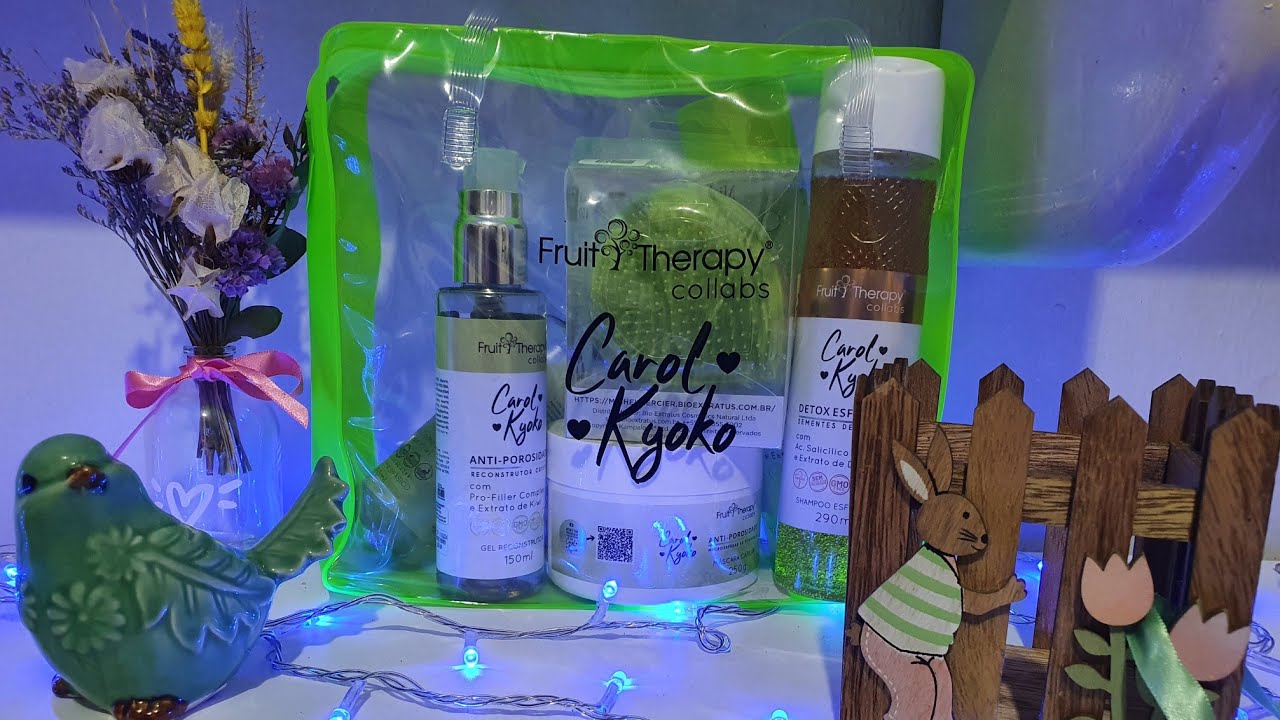 🥝 Linha Completa Anti-porosidade Carol Kyoko | Vegana, Cruelty Free 🐇