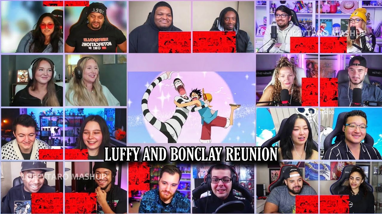 Luffy and Bonclay Reunion at Impel Down Reaction Mashup | One Piece Episode 432