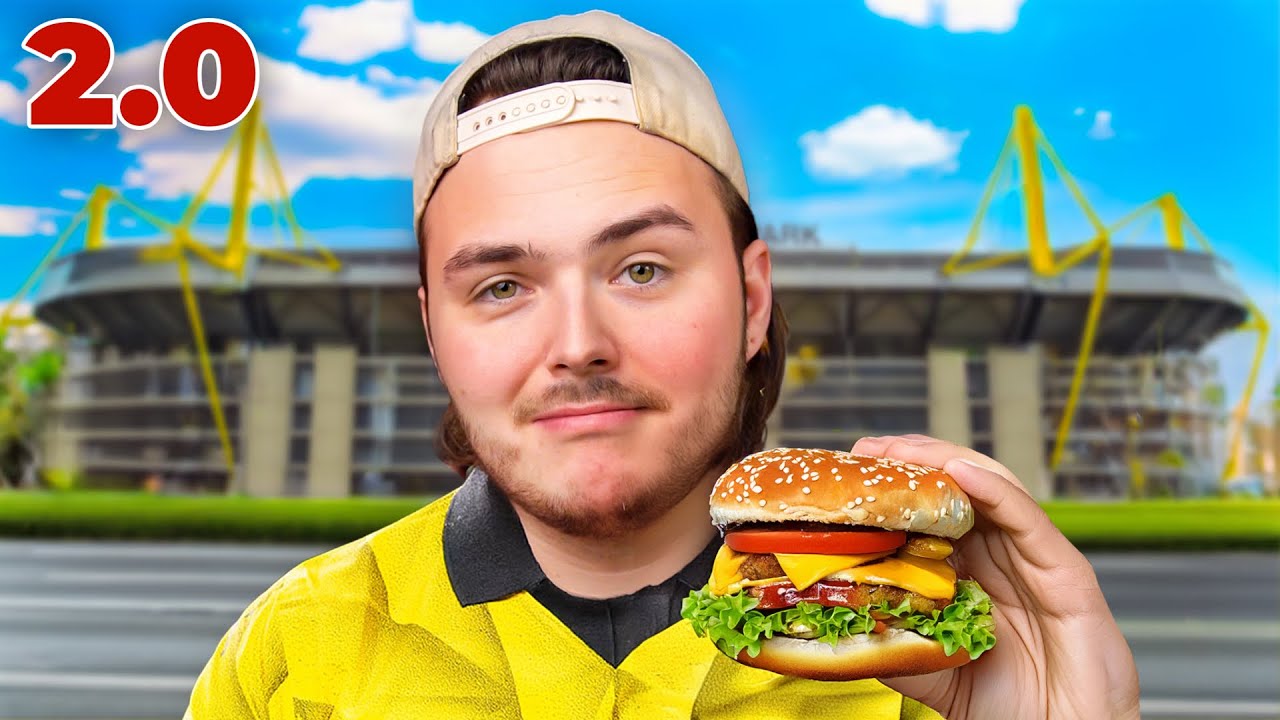 Stadionessen in Dortmund bei der Champions League testen 🍔⚽️