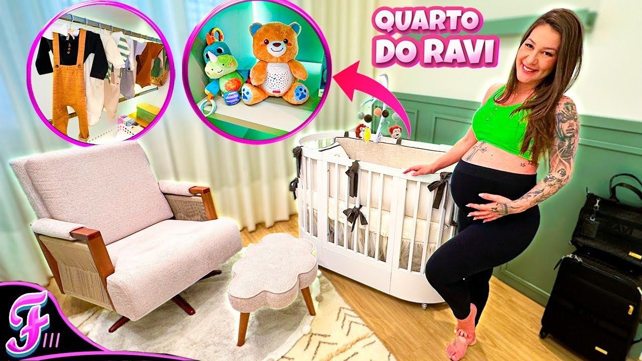 FINALMENTE O QUARTINHO DO RAVI TA PRONTO 💚! - Fran Japa