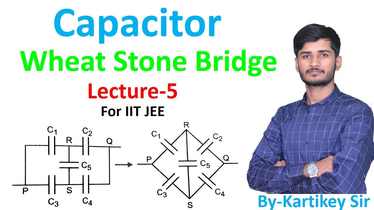 Capacitor | Lecture-5 | Wheatstone Bridge in detail | for IIT JEE | By-Kartikey Sir