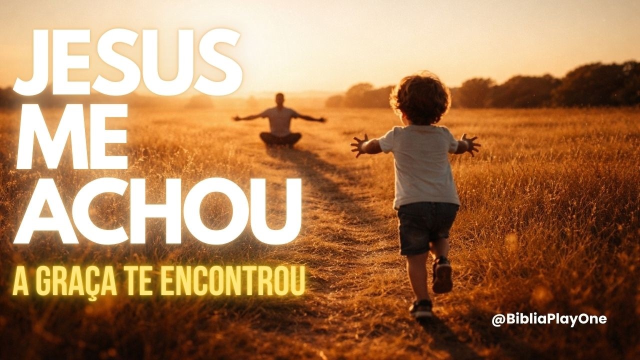 Jesus Me Achou | Louvor #BibliaPlayOne #JesusMeAchou #Louvor #MúsicaGospel #CânticoseSalmos