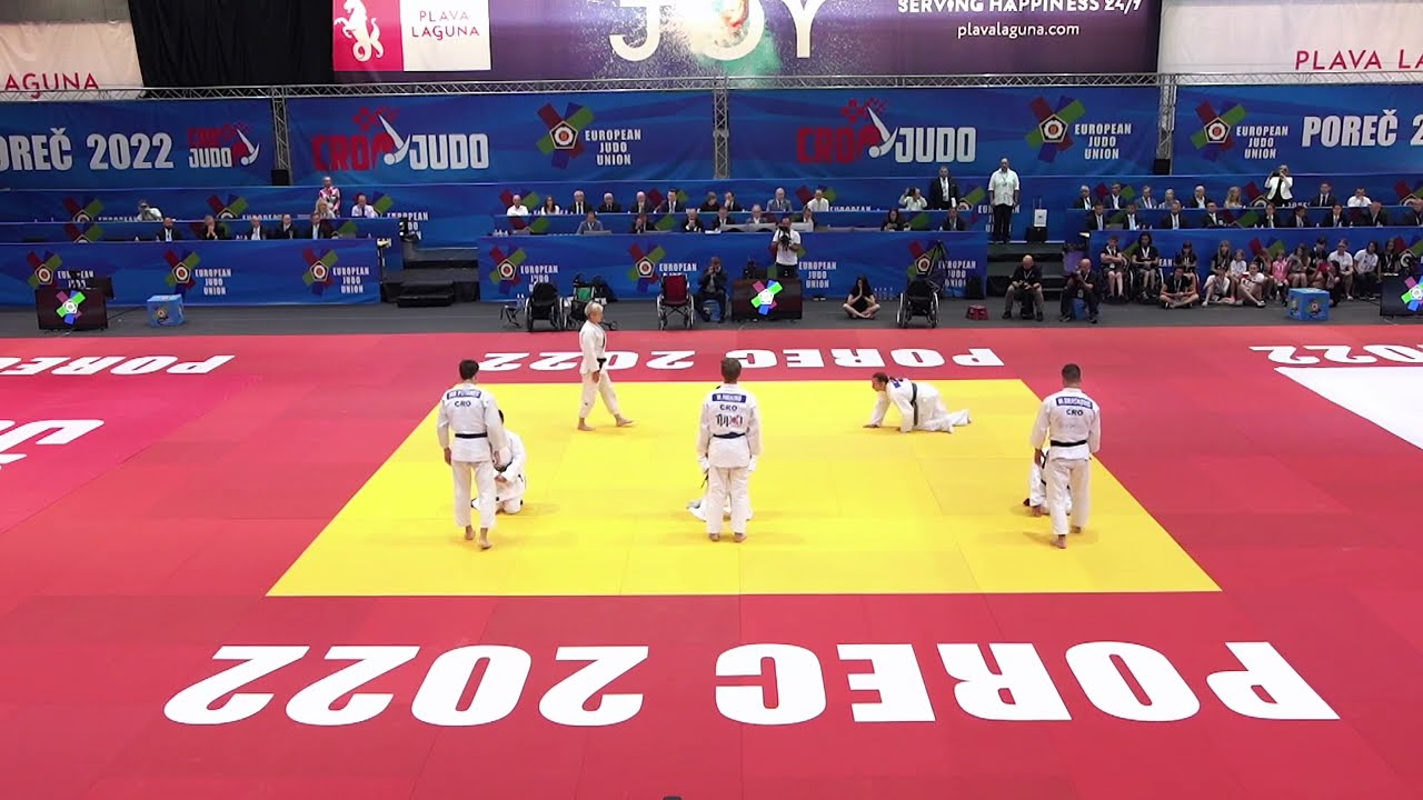 Adapted Judo Demonstration by Judo Team Fuji - Cadet European Judo Championships 2022, Croatia