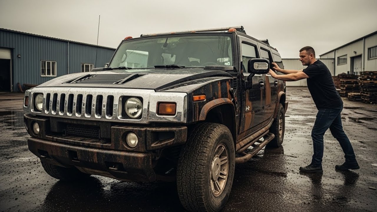 ASMR Jeep Restoration!Full Restoration of a HUMMER H2 2009 From Total Despair To Looking New