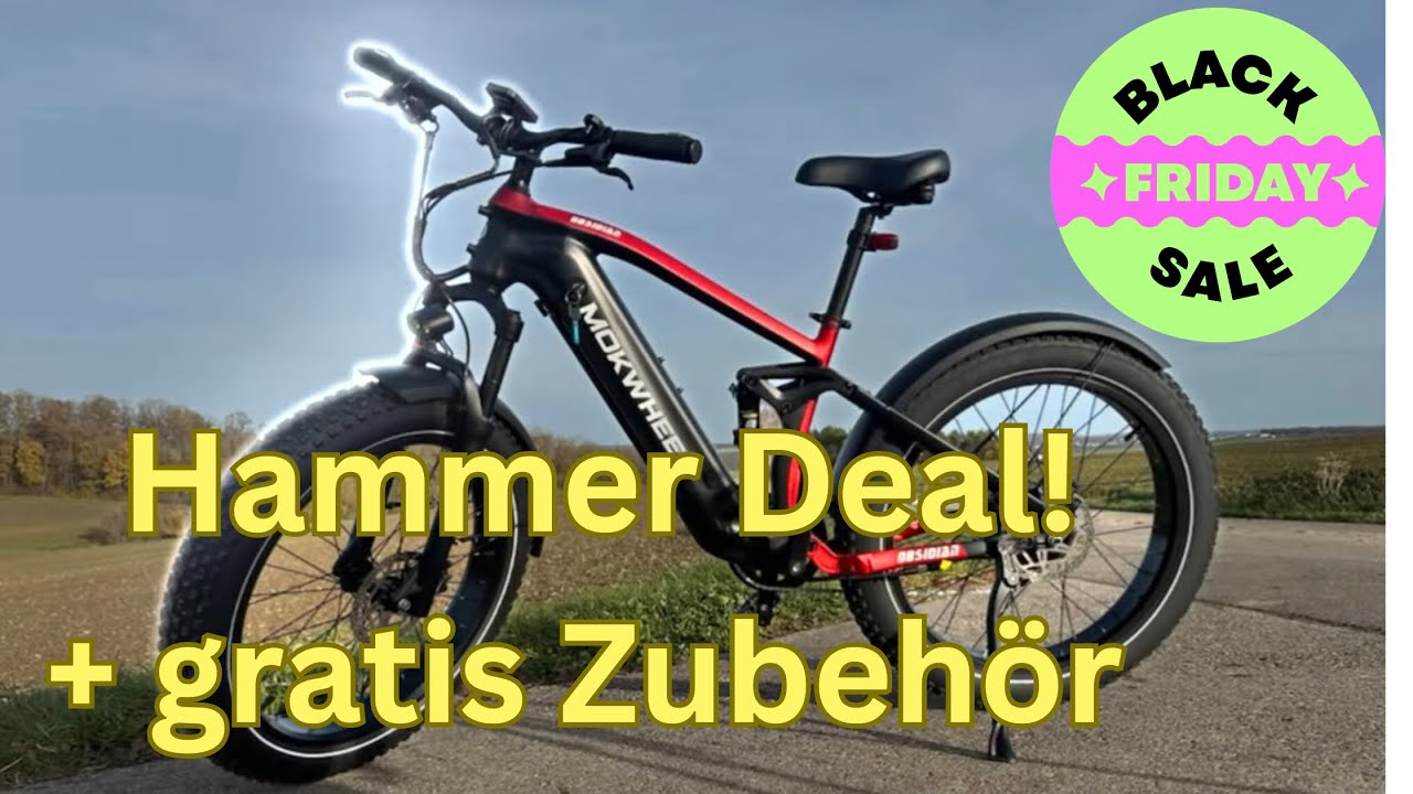 FULLY E-BIKE | Mokwheel Obsidian | All Terrain Fatbike mit 940Wh | Review