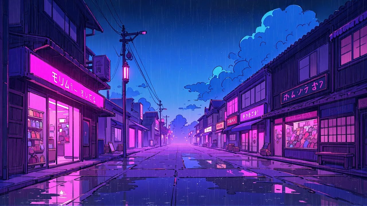 Old Town Echo 🌧️ Lofi from Tokyo’s Hidden Streets |1980s Lofi Hip Hop Beats & Rainy Tokyo Nights