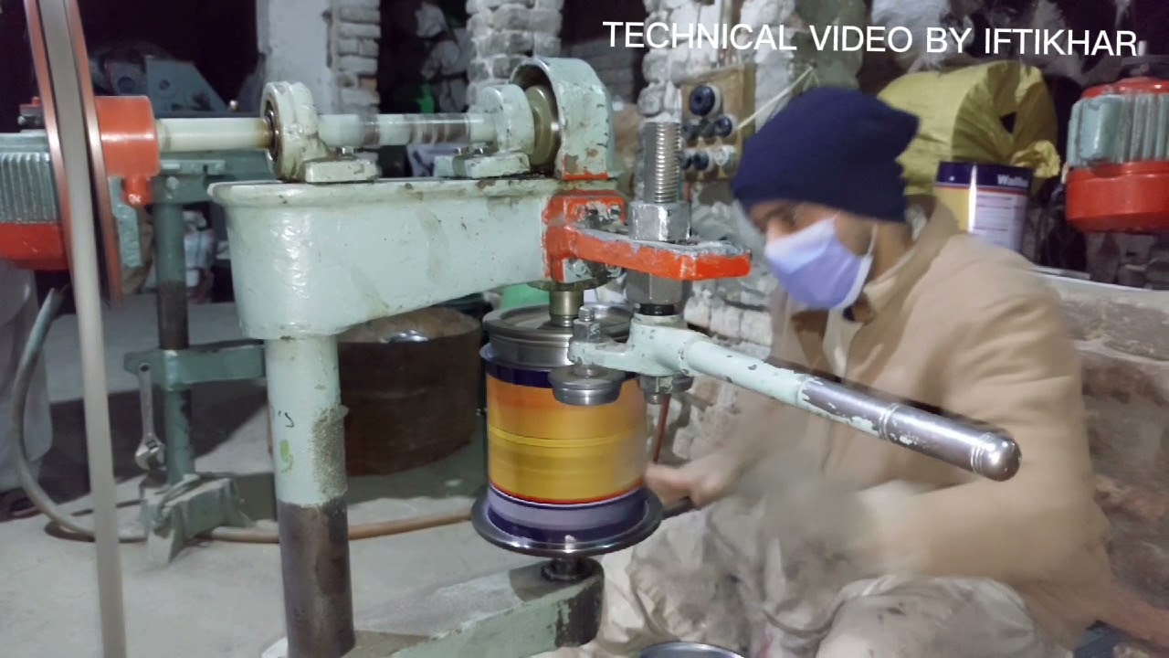 Tinplate Paint Gallon MAKING  /TECHNICAL VIDEO BY IFTIKHAR