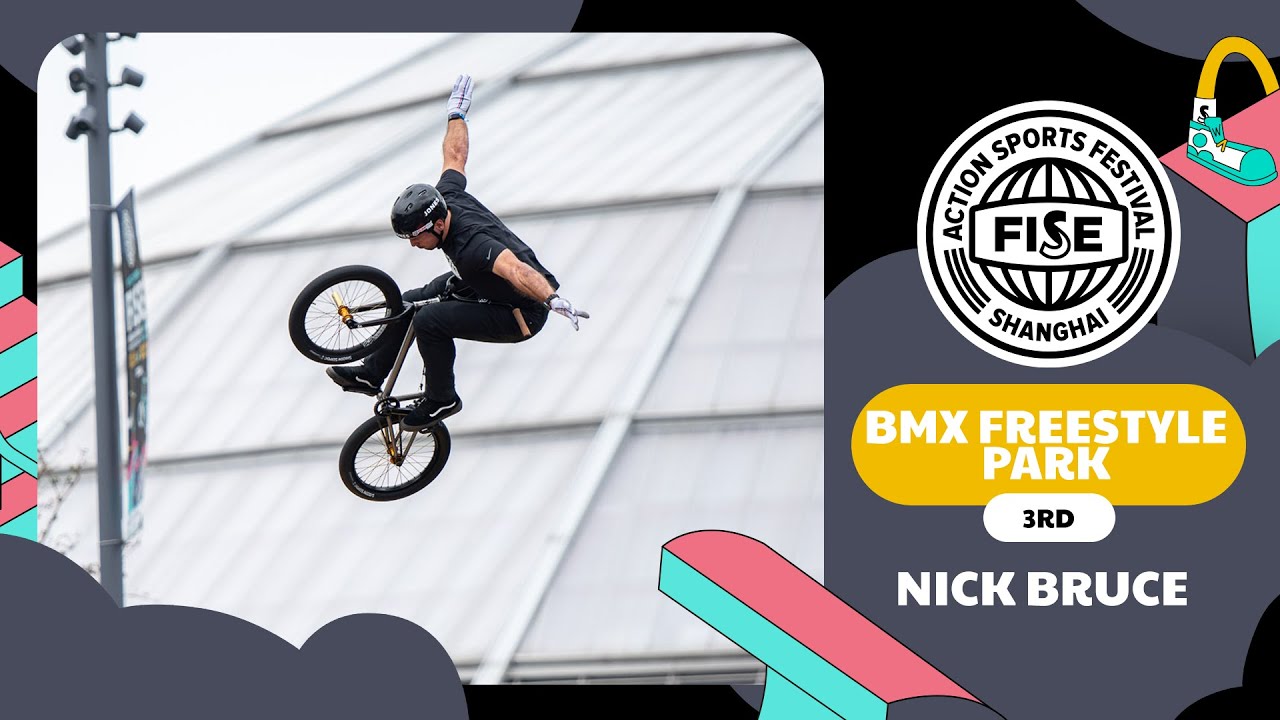 Nick Bruce - 3rd place UCI BMX Freestyle Park World Cup Men Final