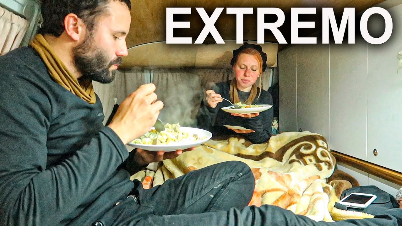 Vivendo no carro no extremo frio da Patagônia (Documentário)