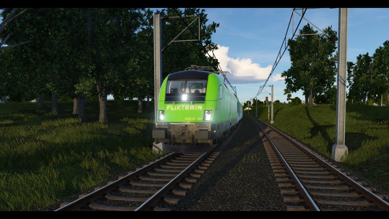 TPF2 FlixTrain cabview from Frankfurt hbf to Berlin hbf (tief)