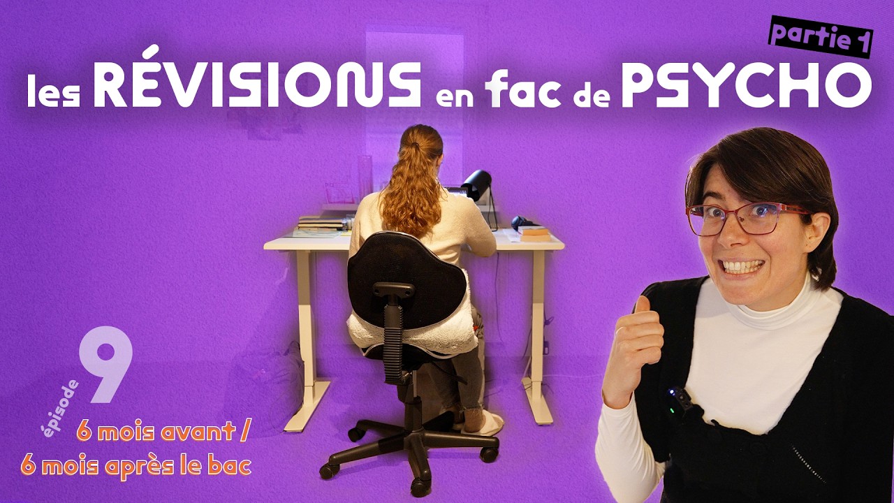 Les révisions en fac de psycho ! - 6 MOIS AVANT/APRÈS LE BAC #9