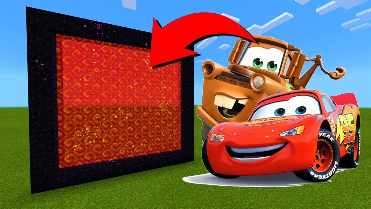 How To Make A Portal To The Cars Dimension in Minecraft!
