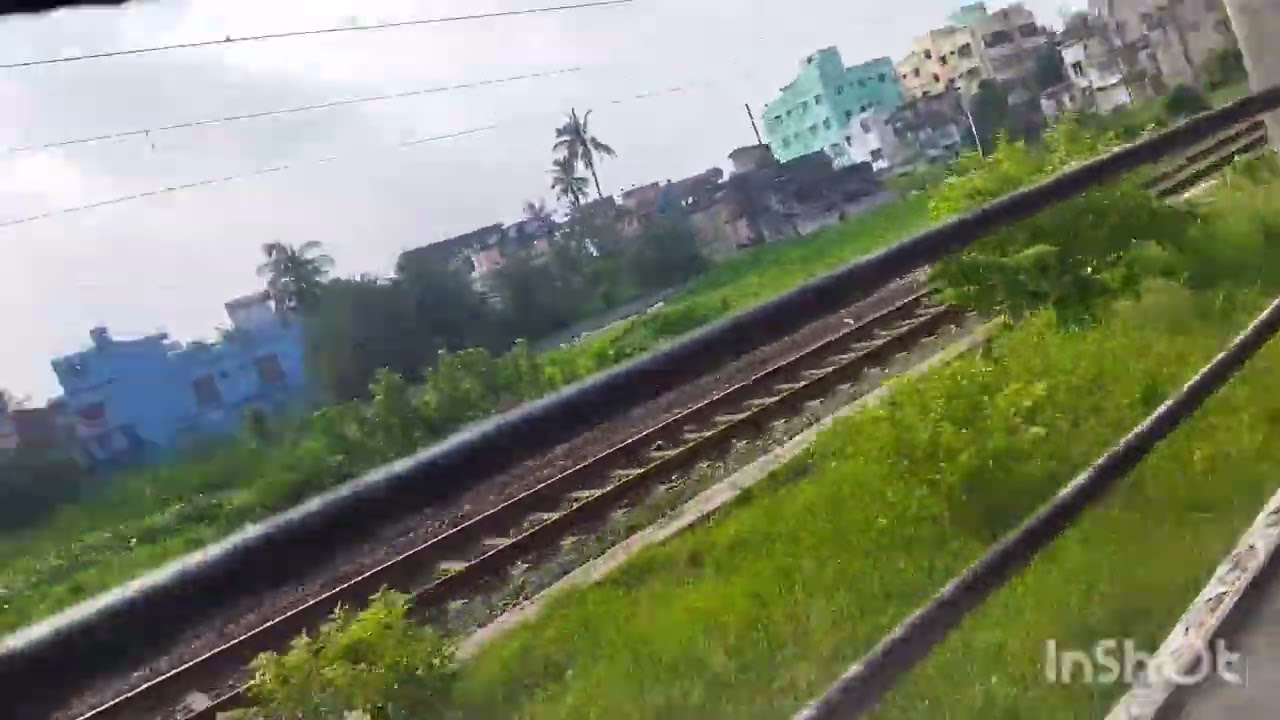 In side vs out side  EMO Local Train to sodpur