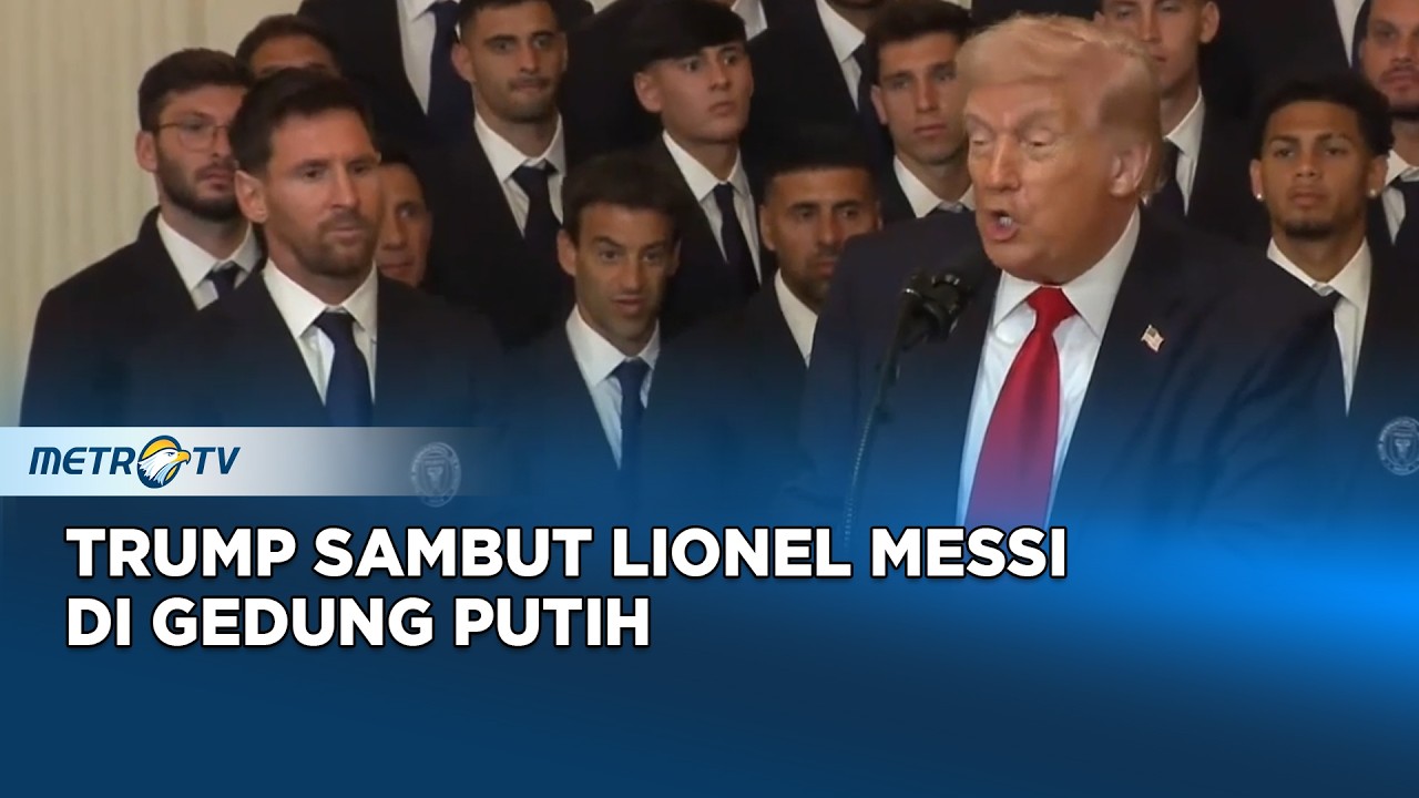 KELAS BANG MESSI! Trump Undang Lionel Messi ke Gedung Putih