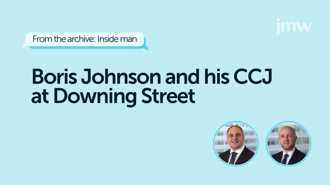 Boris Johnson and His CCJ at Downing Street