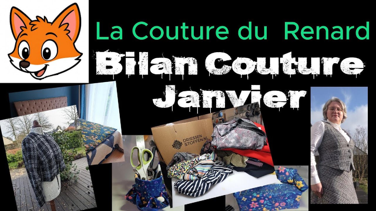 Bilan couture janvier 2025 – Vêtements, DIY, upcycling et tutos couture