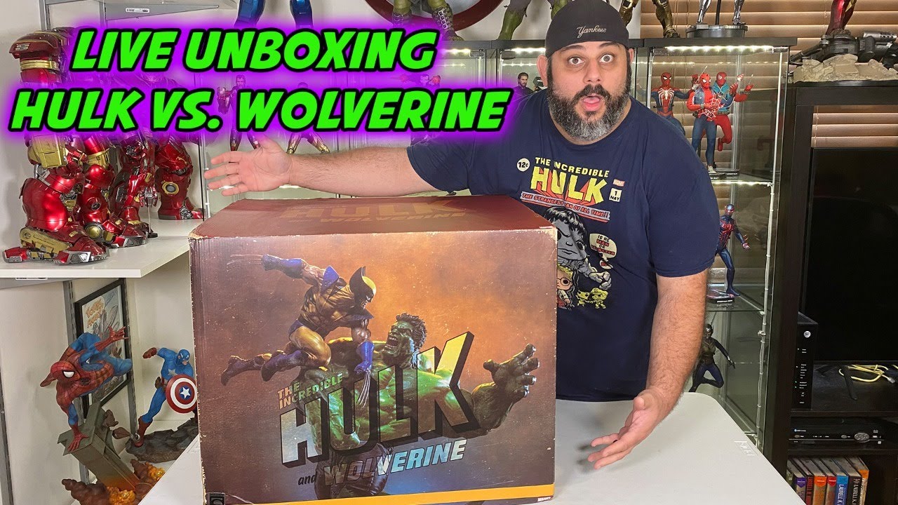 Hulk Vs. Wolverine Sideshow Maquette Unboxing
