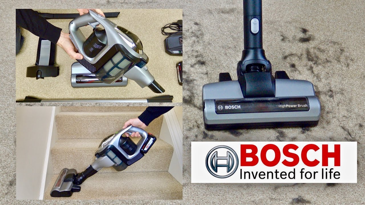 Bosch BCS111GB Unlimited Cordless Vacuum Cleaner Demonstration & Review